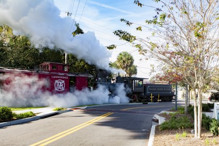 Stoomtrein in Mount Dora