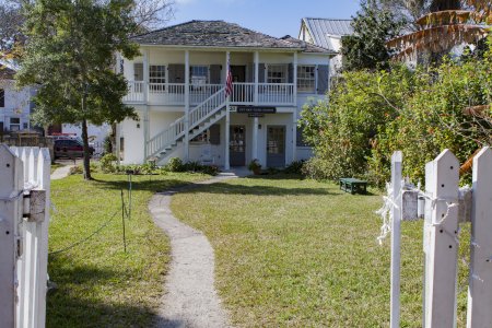 1 van de oude woonhuizen in St. Augustine