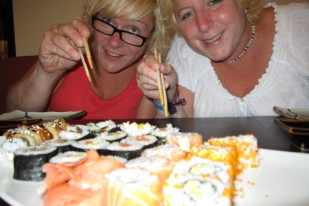 Lekker Sushi eten