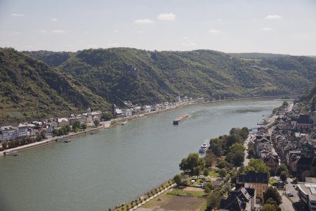 De Rijn bij St. Goar en de Loreley