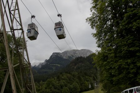 Kabelbaantje naar de top van de Jenner berg