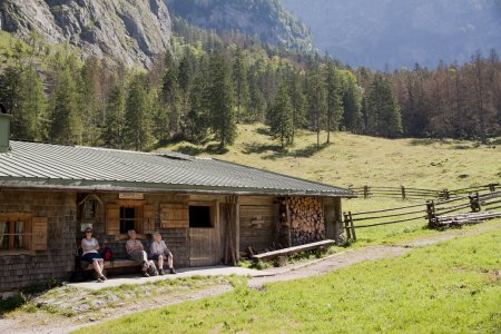 Relaxen bij een boerderij aan de Obersee