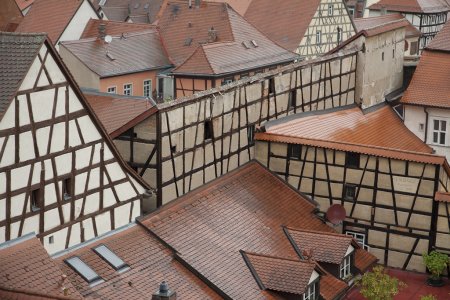 Vakwerk huisjes in Bamberg