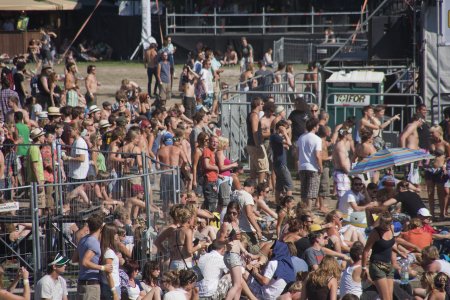 Erik en Renate bij de Main Stage