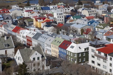 Uitzicht vanaf de Hallgrimskirkja