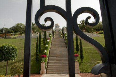 De hangende tuinen van Haifa