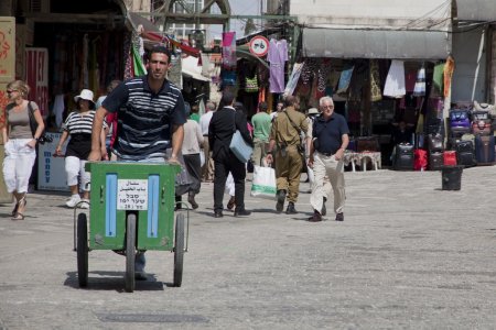 Pleintje nabij de Jaffa Gate