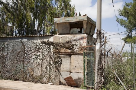 Wachttoren aan de grens met Libanon