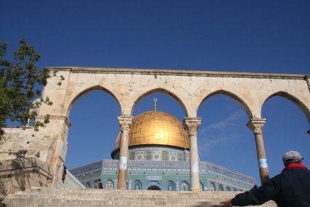 Dome of the Rock, de plek waar Mohammed naar de hemel steeg