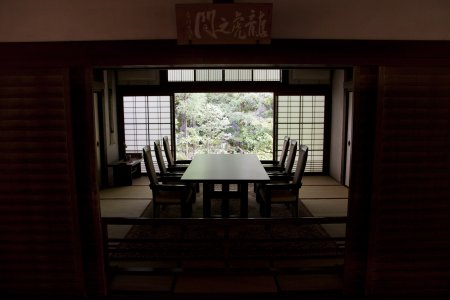 Kamer in 1 van de gebouwen op het Nanzenji tempel complex