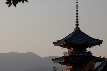 Pagode bij de Kiyomizu tempel 