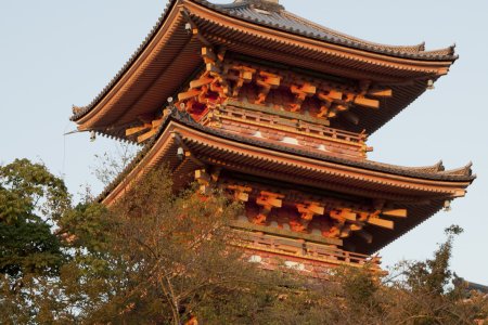 Pagode bij de Kiyomizu tempel