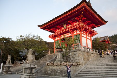 Poort bij de Kiyomizu tempel