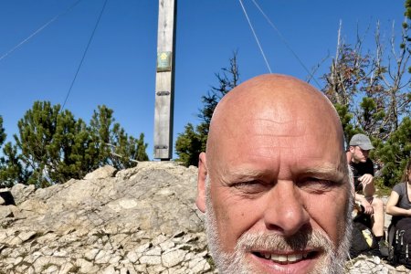 Pat heeft in record tijd 170 meter naar boven gelopen