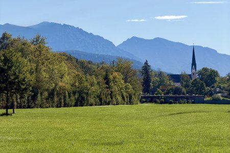 In het zuiden van Beieren beginnen de Alpen 'plotseling'