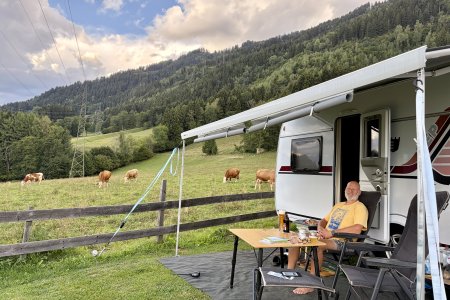 Aangekomen op camping Gauglerhof