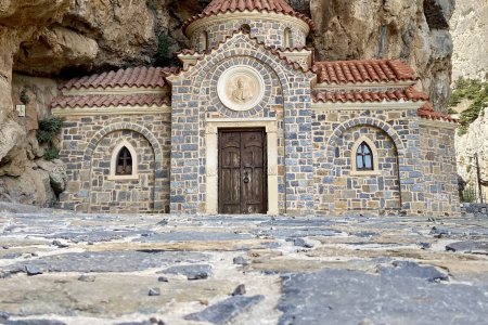 Saint Nicholas kerk in de Kotsifou Canyon