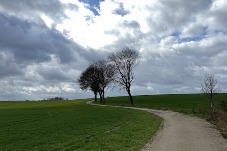 Mooi luchten boven het net zo mooie landschap