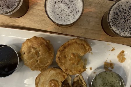 Pasties en bier proeverij