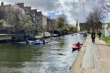 Een wandeling langs Grand Union Canal