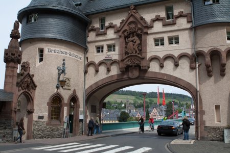 Jugenstil brugpoort in Traben Trarbach