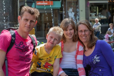 Ries, Sam, Lisa en Syl in Cochem