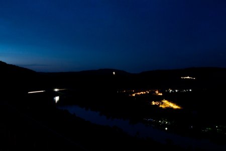 Laatste avond aan de Moezel boven Reil, mooi weer...