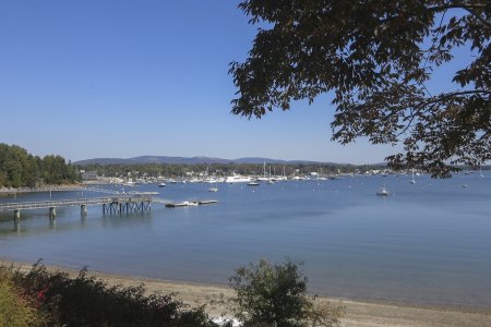 Een fraaie baai in Acadia NP