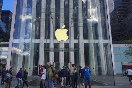 Apple flagship store op de 5th Av. nabij Central Park