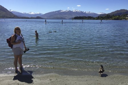 Lekker pootje baden in Queenstown