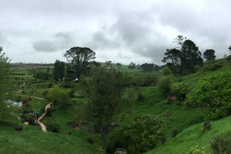 Het landschap in &#039;the Shire&#039; is nogal liefelijk te noemen