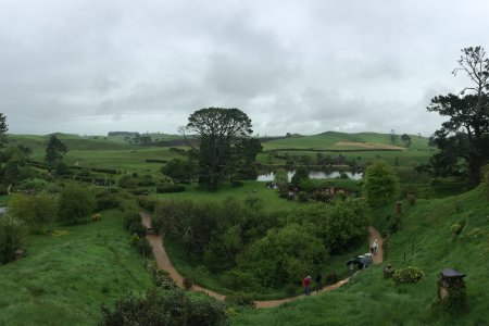 Het landschap in &#039;the Shire&#039; is nogal liefelijk te noemen