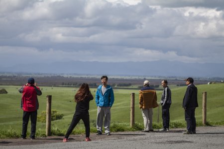 Er zijn veel chinezen op reis door Nieuw Zeeland