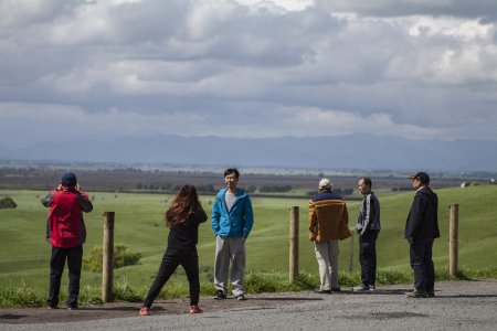 Er zijn veel chinezen op reis door Nieuw Zeeland