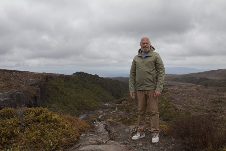 Pat in Tongariro National Park