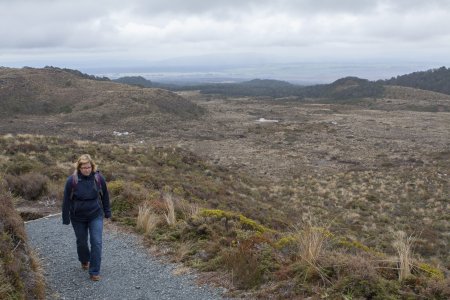 Een wandelinkje in Tongariro National Park