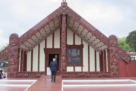 Gebouw voor Maori stammen functies