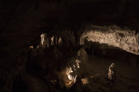 Een grot nabij Waitomo