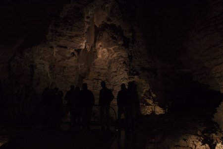 De kathedraal in een van de grotten