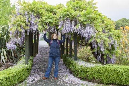 Het is lente en dat is goed te zien, veel bloemen staan in bloei