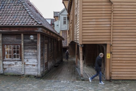 Leuke steegjes in Bryggen