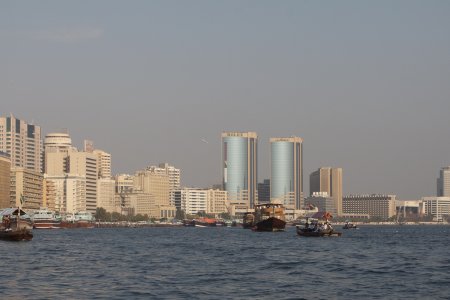 Varen op de Dubai Creek