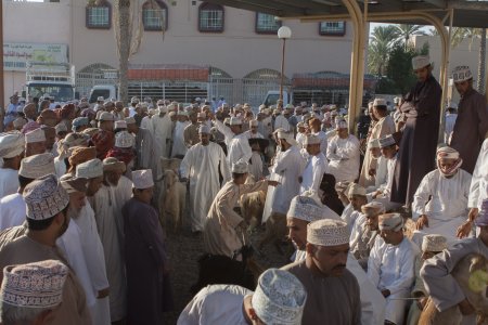 De geitenmarkt van Nizwa