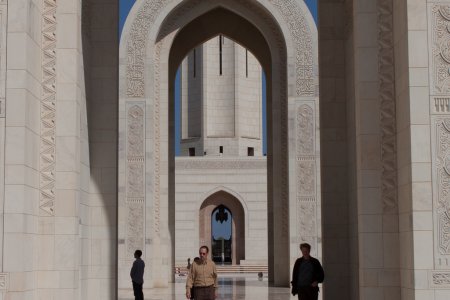 Doorkijkje naar een minaret