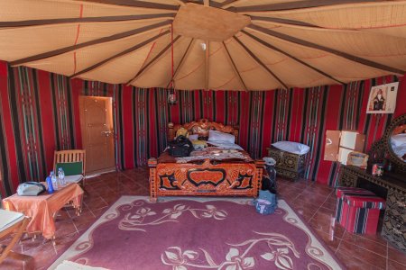 Onze hut in de Safari Desert Camp