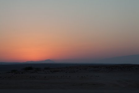 Zonsondergang Wahiba Sands