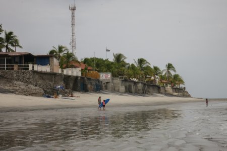 Het strand van Playa El Palmar