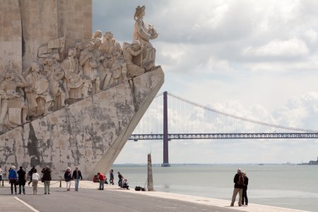 Uitzicht op Ponte 25 de Abril