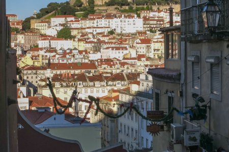 Uitzicht op Castelo de sao Jorge