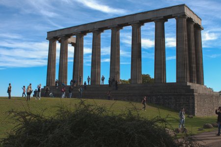 Het Nationaal Monument op Calton Hill